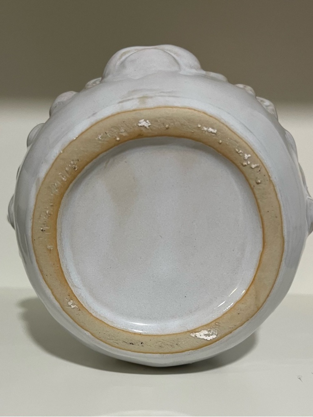 White Ceramic Highland Cow Planter - Picture 5 of 6